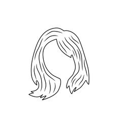 illustration of woman's hairline