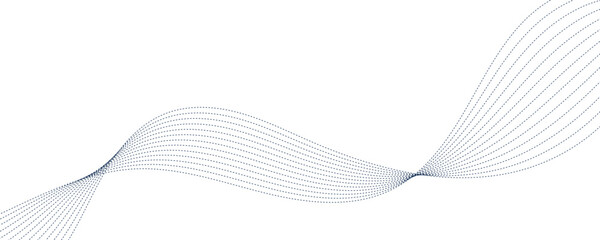 Wave lines vector illustration. Curve wave seamless pattern. Line art striped graphic template.