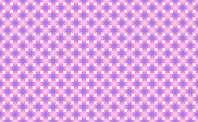 Gradient purple and pink floral pattern illustration, used for printing fabric, clothing, wallpaper.