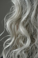 Naklejka premium sample of a woman's hair color and texture