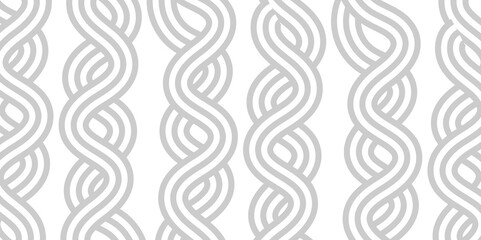 Abstract gray color wave line seamless pattern background design.