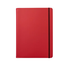 red book isolated on white