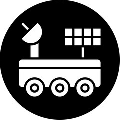 Space Car Icon Design