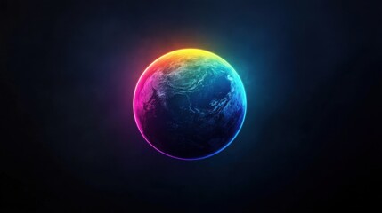 Earth from Space: A Digital Artwork Celebrating Human Exploration and Environmental Awareness