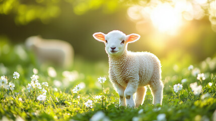 Fototapeta premium Cute Lamb