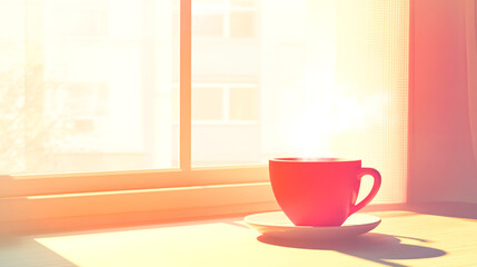 Cozy Morning Coffee by the Window
