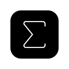 sigma glyph icon