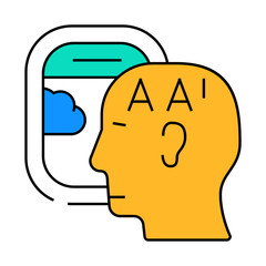 flying airplane fear line icon vector. flying airplane fear sign. isolated symbol illustration