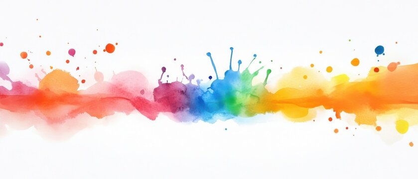 Vibrant Color Splash Inspiration Art Background