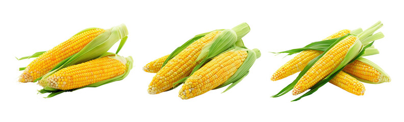 Fresh Corn on the Cob with Husks