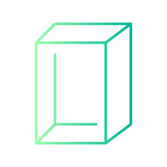 rectangle gradient icon