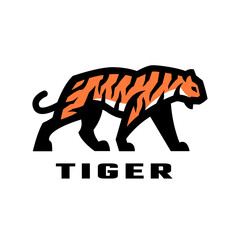 Tiger logo, symbol.