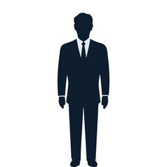 vector illustration of a bearded man