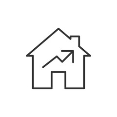 Home icon. Real estate symbol modern, simple, vector, icon for website design, mobile app, ui. Vector Illustration