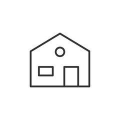 Home icon. Real estate symbol modern, simple, vector, icon for website design, mobile app, ui. Vector Illustration