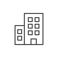 Building icon. Real estate symbol modern, simple, vector, icon for website design, mobile app, ui. Vector Illustration