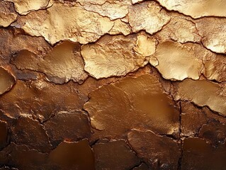 Fototapeta premium shiny yellow gold foil texture creating a luxurious backdrop adding elegance and sophistication for various design applications and visual projects