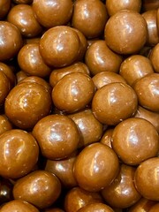 Close-up shot of chocolate balls