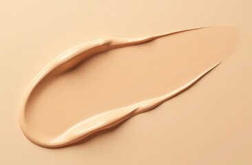 Oil or cream or scrub macro texture smears. Skincare Texture Swatch. Natural gel smears or drops placed on pastel beige background. Face Cream. Cleanser Serum Treatment. Pastel colors.