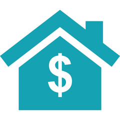 Building, dollar, price icon