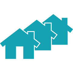 Apartment, change, home exchange icon