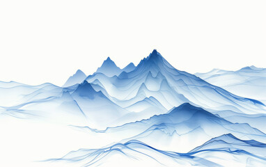 Obraz premium Traditional Chinese style of minimalist landscape painting art background