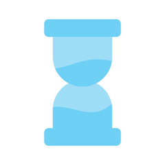 Hourglass representing time passing, deadlines, or waiting