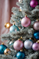 Fototapeta premium christmas tree decoration