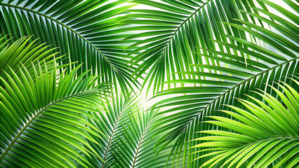 palm leaves background