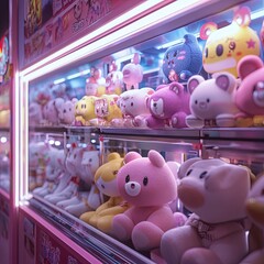 Obraz premium Claws for claw machines in the arcade