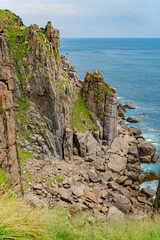 Rocks on a rocky shore.

The South China Sea in the East of Vietnam. Hoa Tam Commune, Long Hoa District, Fuyen Province.
