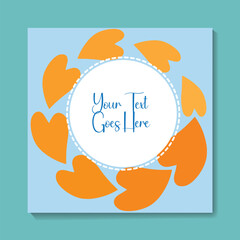 Celebration invitation wish card 