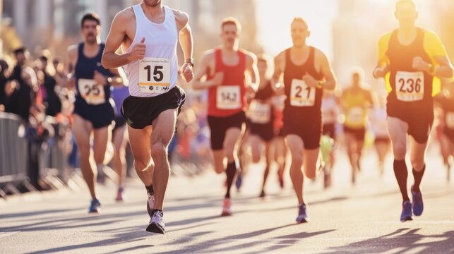 Halloween-themed 5K race in an American city runners in spooky costumes