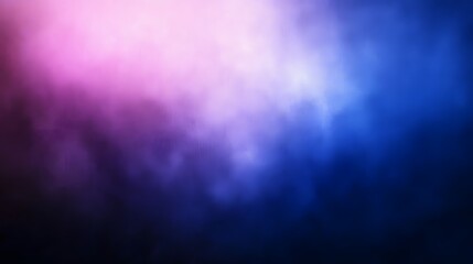 Fototapeta premium Vibrant Gradient Abstract, a captivating blend of dark purple and blue hues, creating a soft, blurred backdrop for immersive visuals