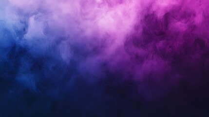 Fototapeta premium Vibrant Gradient Blend, a captivating fusion of dark purple and blue hues, softly transitioning against a blurred backdrop, enhancing visual depth.