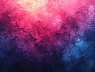 Fototapeta premium vibrant abstract gradient background featuring shades of pink magenta blue and purple with a grainy texture effect perfect for web banners headers or promotional designs