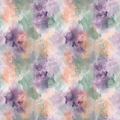Abstract watercolor pattern in soft pastels enhances artistic decor and design