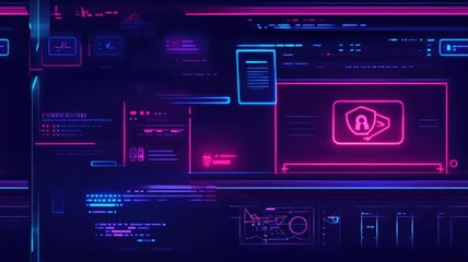 Obraz premium 16Fake website loading on a browser, with fraud detected warning overlayed Scammer, internet security