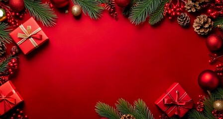 Christmas Greeting Card | New Year Background Greeting Card