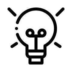 Light Bulb line icon
