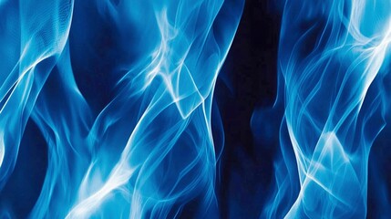 Obraz premium Abstract Blue and White Flowing Texture