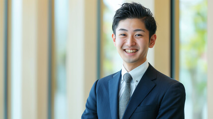 日本人の若いビジネスマン