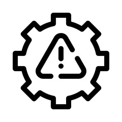 Risk Management line icon
