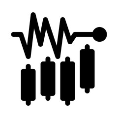 Trading Signals glyph icon