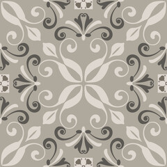 azulejos texture background with floral motifs wall tiles floor architecturally compelling mosaics seamless design.