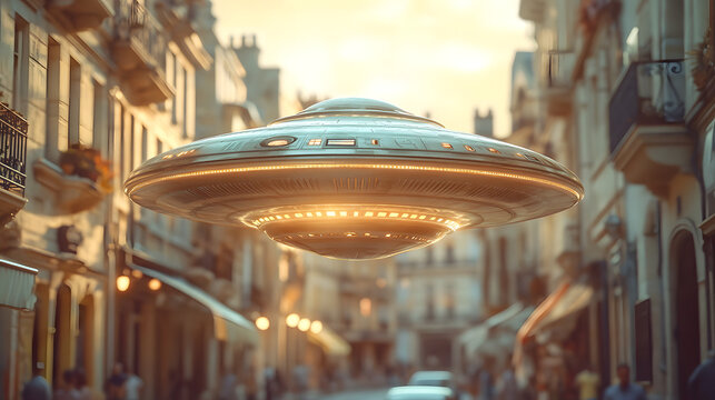 Stille Invasion: Ufos &uuml;ber Stadtlandschaften