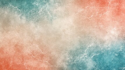 Fototapeta premium A modern gradient of coral and teal, with smooth transitions and a subtle textured overlay