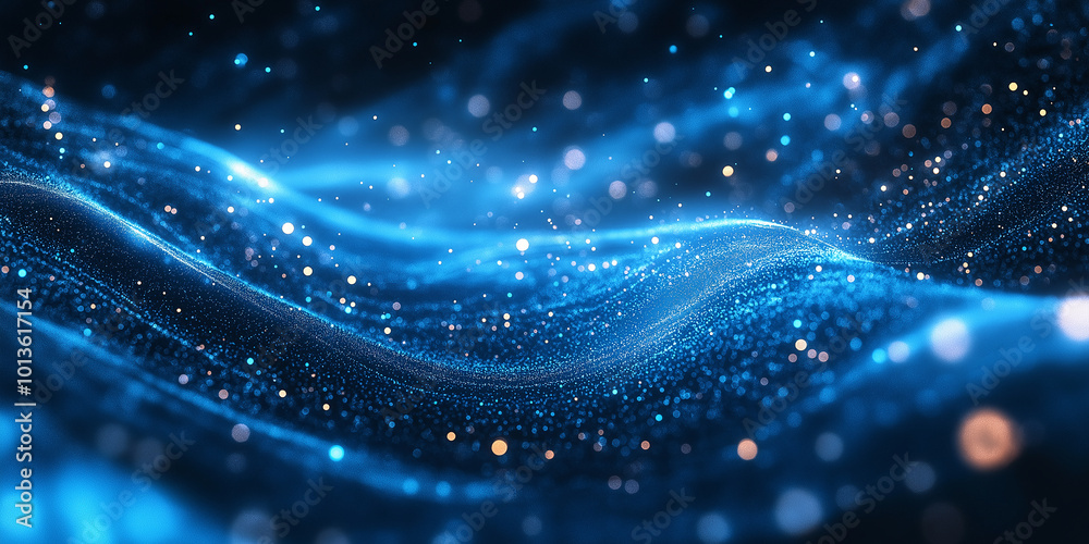 Poster digital binary code matrix background ,data flow,data lake,big data concept,abstract, ai,technology,