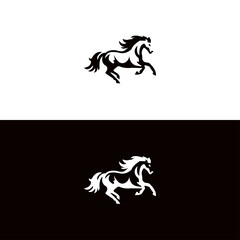 Horse vector logo template design
