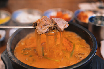 Spicy Pork Gukbap in Busan, Korea